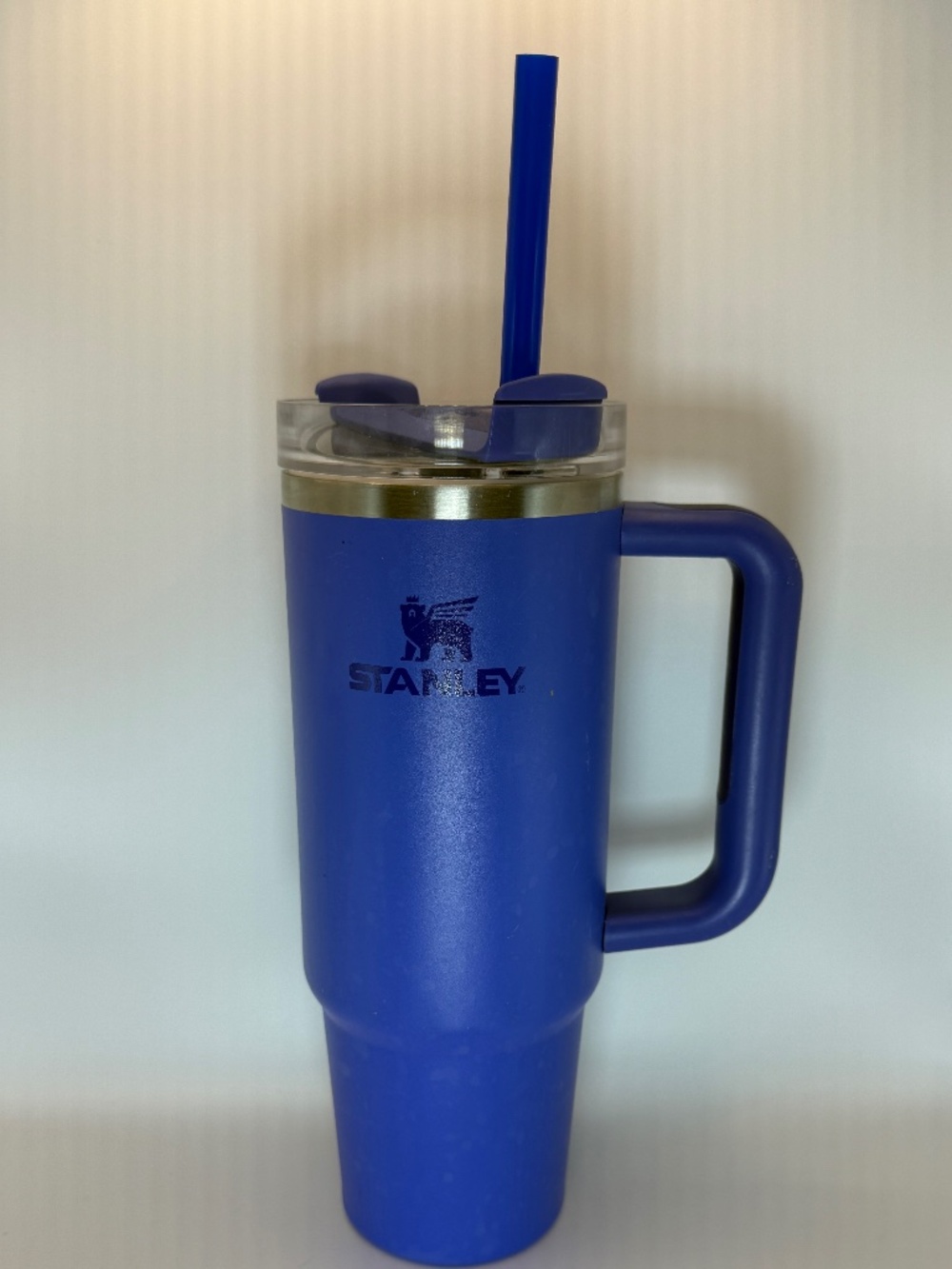 Stanley Quencher H2.0 30 oz Royal Blue Tumbler Lid Matching Straw